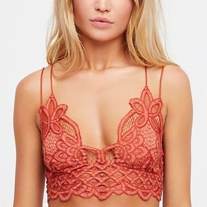 Free People One Adella Bralette, Copper